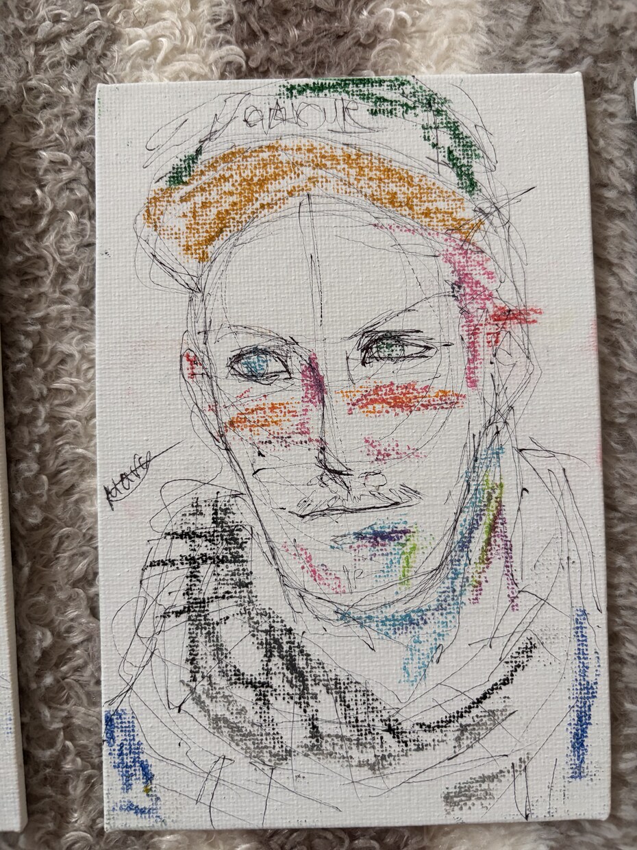 一発描きの一点物似顔絵を描きます 飾れる。残せる。写真では写らない“空気”まで描きます。 イメージ5