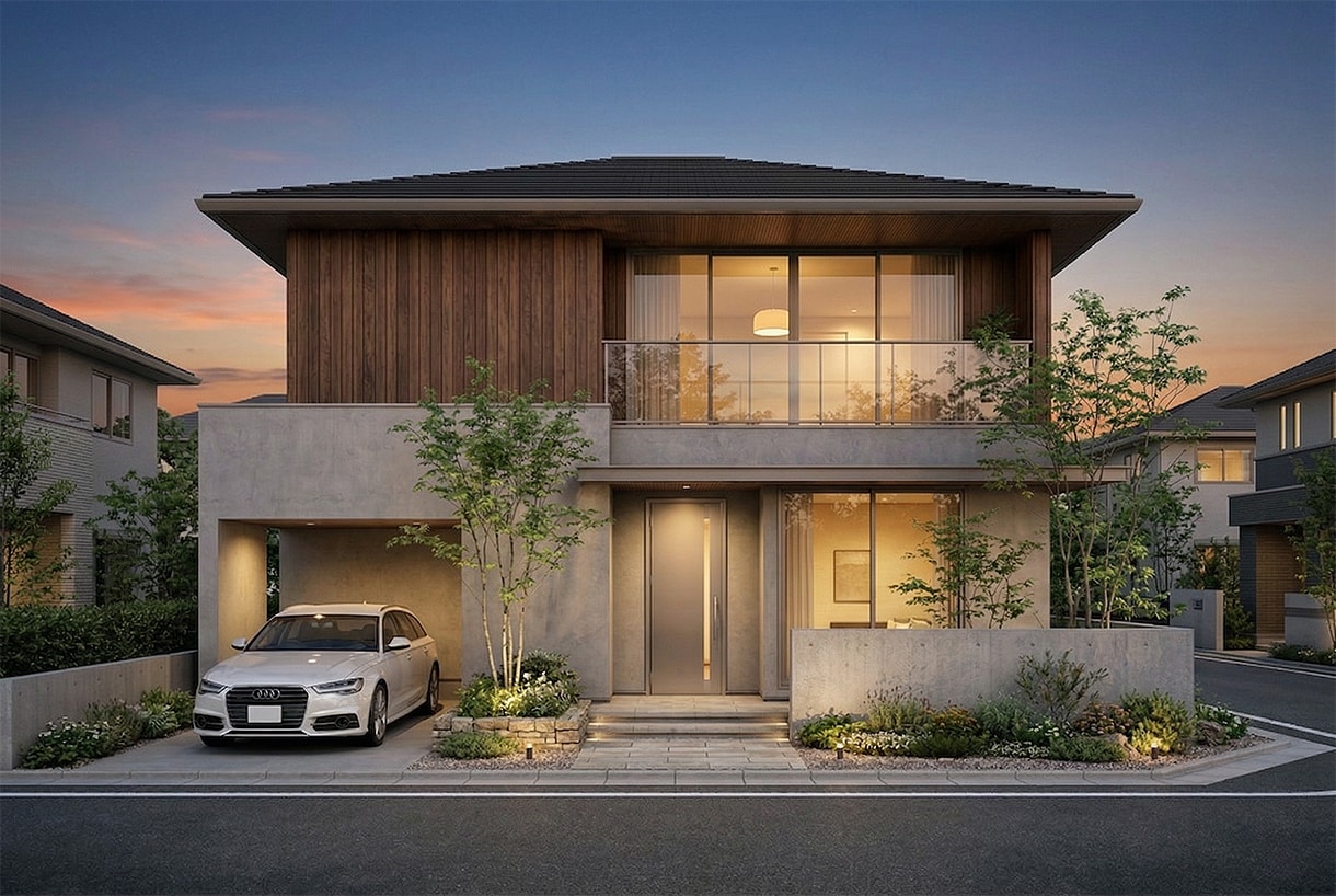 住宅の魅力を引き出す建築外観パース制作します 高品質・低価格な住宅外観パース イメージ3