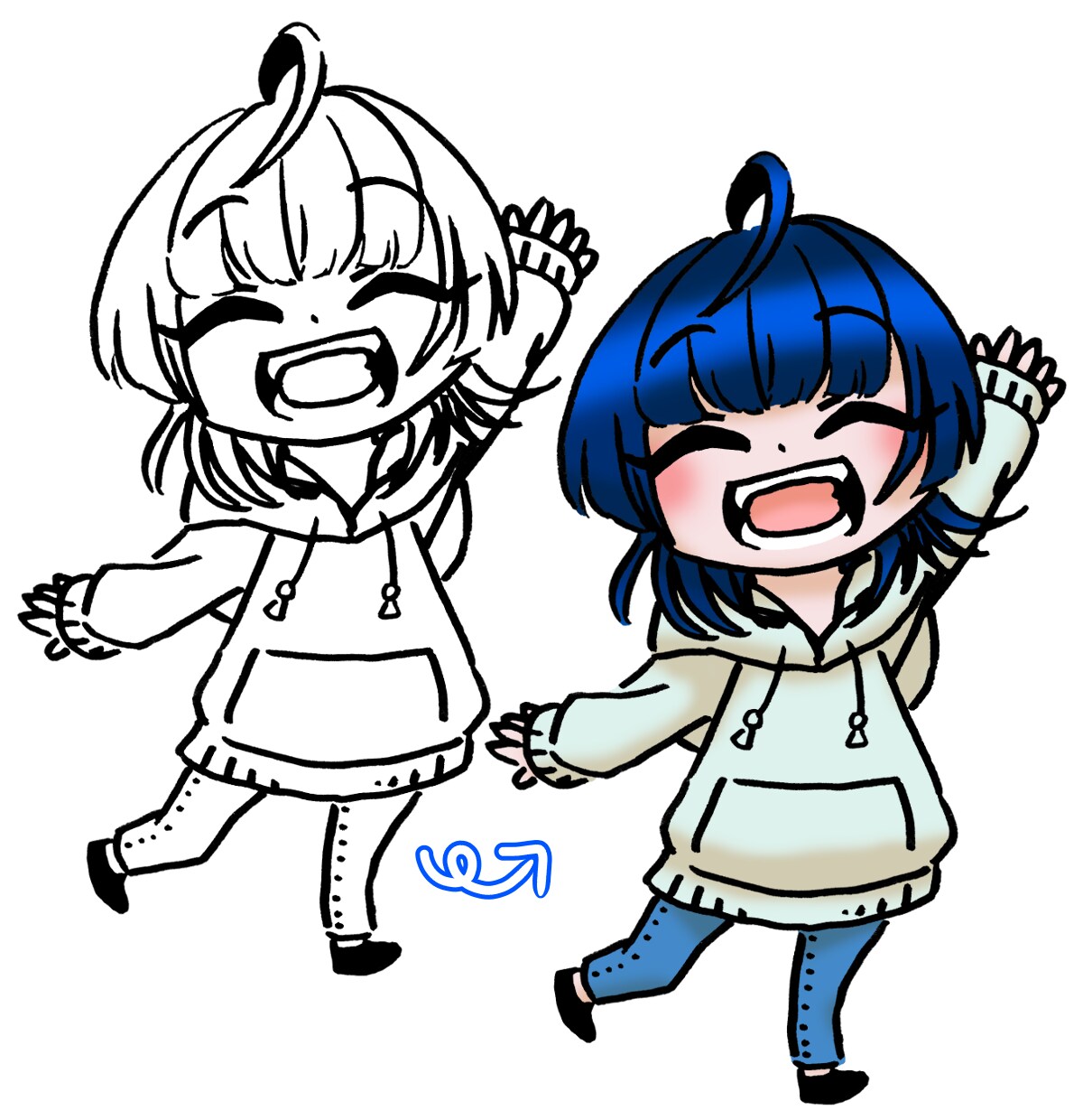 商用利用可！ゆるくてかわいい、ちびキャラ描きます ゆるくてかわいい、どこか優しい気持ちになれるイラスト！ イメージ5