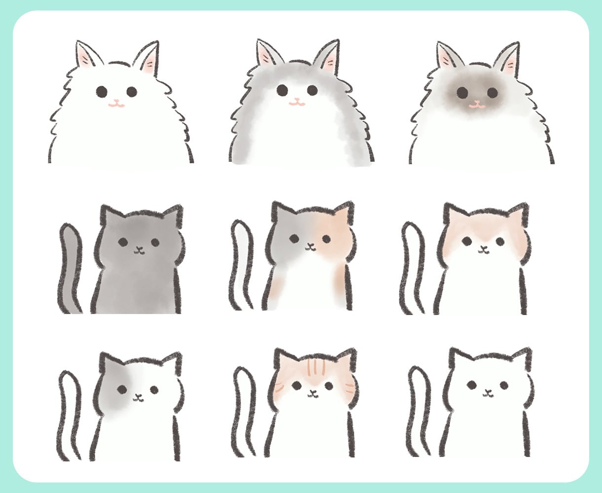 SNS用ゆるかわアイコン描きます ふんわり優しい雰囲気でお描きします♡ イメージ6