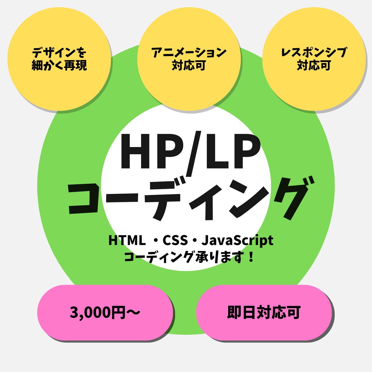 細部まで丁寧なWebサイトのコーディング承ります デザインとアニメーションを細部まで忠実に再現！ イメージ1