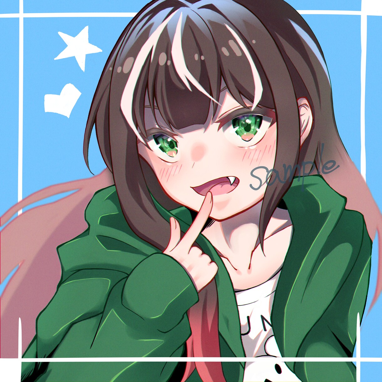 アイコンイラストを描きます X、YouTube、インスタなど様々な用途で使用可能です◎ イメージ3