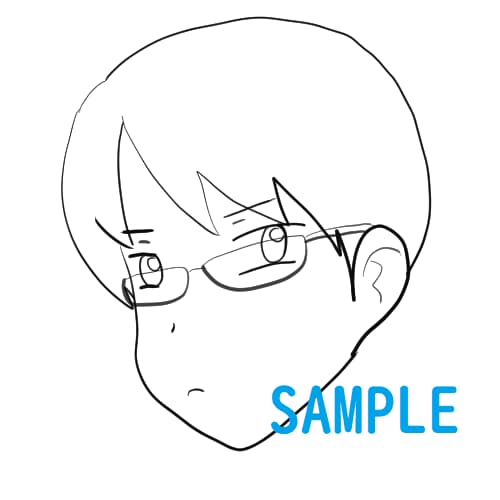 そっくり？！漫画風似顔絵お描きします モノクロの、ゆるくかわいいい似顔絵イラストです！アイコンにも イメージ6