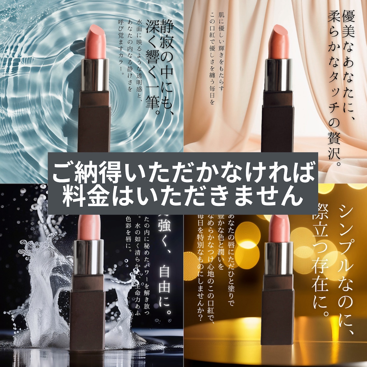 商品画像を丸投げでさまざまな広告を量産します 【修正無制限】ご納得いただけなければ料金はいただきません イメージ2