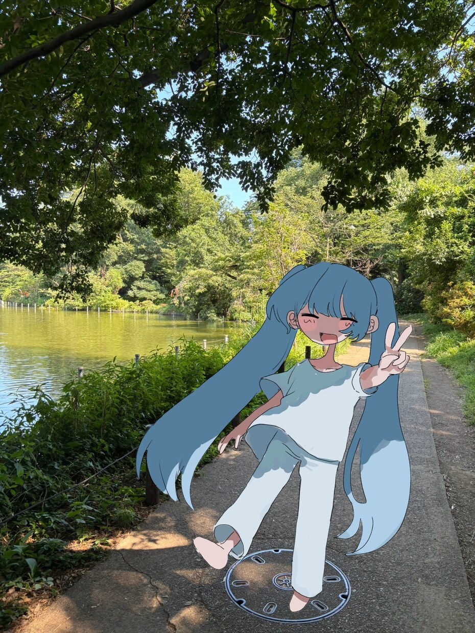 写真にイラストをお描きします 幅広い絵柄に対応しております！お散歩mvや観賞用などに イメージ2