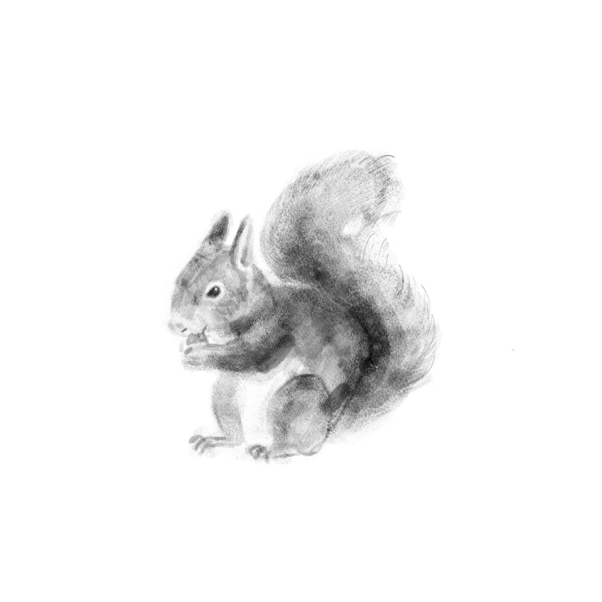 ほんわか暖かい雰囲気のモノクロイラストを描きます 柔らかい雰囲気のアイコンや挿絵のモノクロイラストが欲しい方へ イメージ4