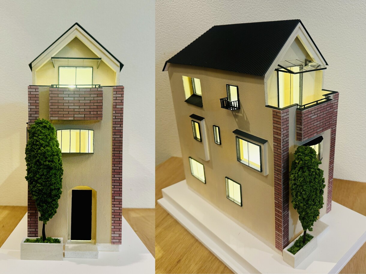 建築模型・住宅模型1/100,1/50制作します お仕事で、新居のお祝いなどで活用してみませんか？ イメージ10