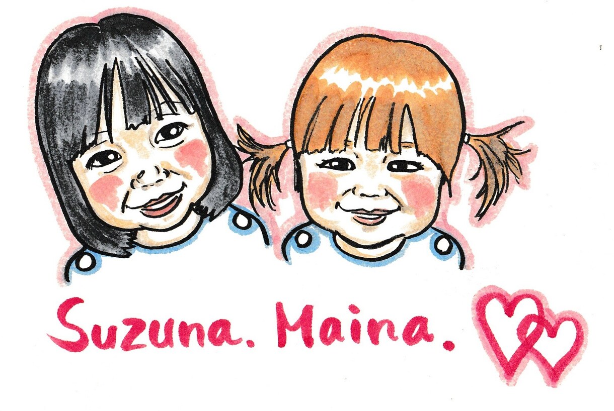 温かいタッチでご家族やご自身の似顔絵をお描きします フリーハンドの水彩仕上げかデジタル仕上げでお届けします♩ イメージ5