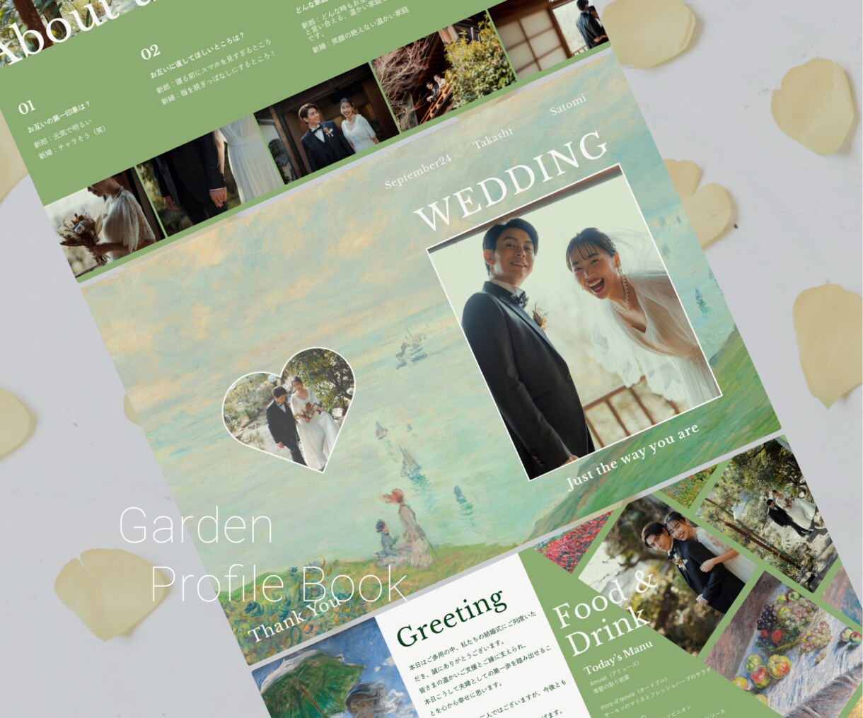 アートたっぷりのプロフィールブック作れます アート好きの方に♪Canvaで自由にアレンジできます イメージ1