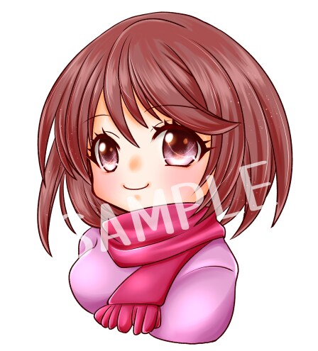 SNS用アイコン製作します 可愛いミニキャラのアイコンをお描きします イメージ1