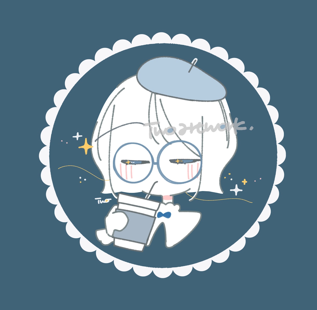 商用利用OK!SNS用のアイコン(顔+襟)描きます 個性を活かしたアイコンイラストをお届け✨ イメージ1