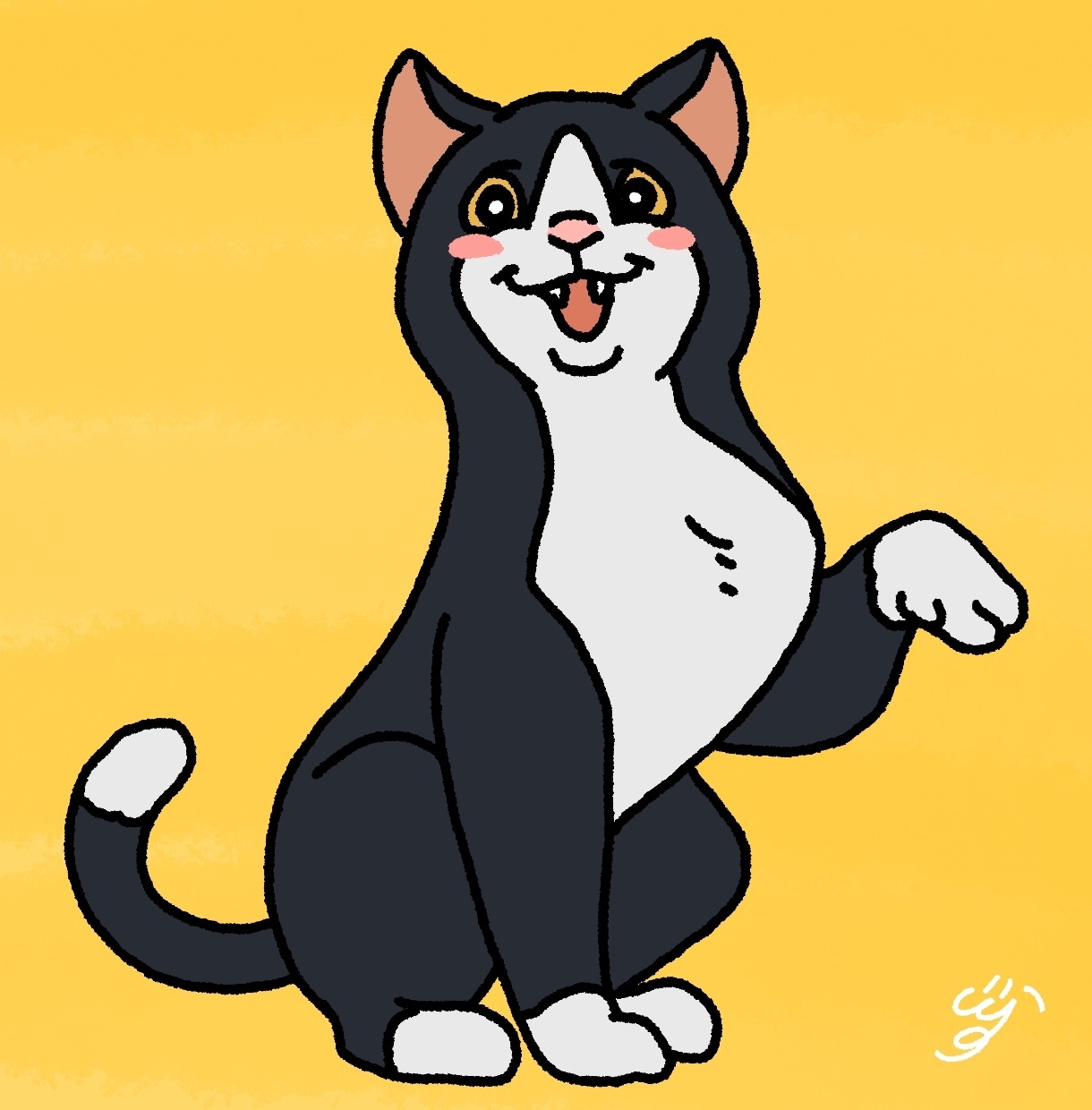 受賞歴ある作家が犬猫ペット似顔絵描きます アニメーターならでは、うちのコをイキイキと描きます！ イメージ6