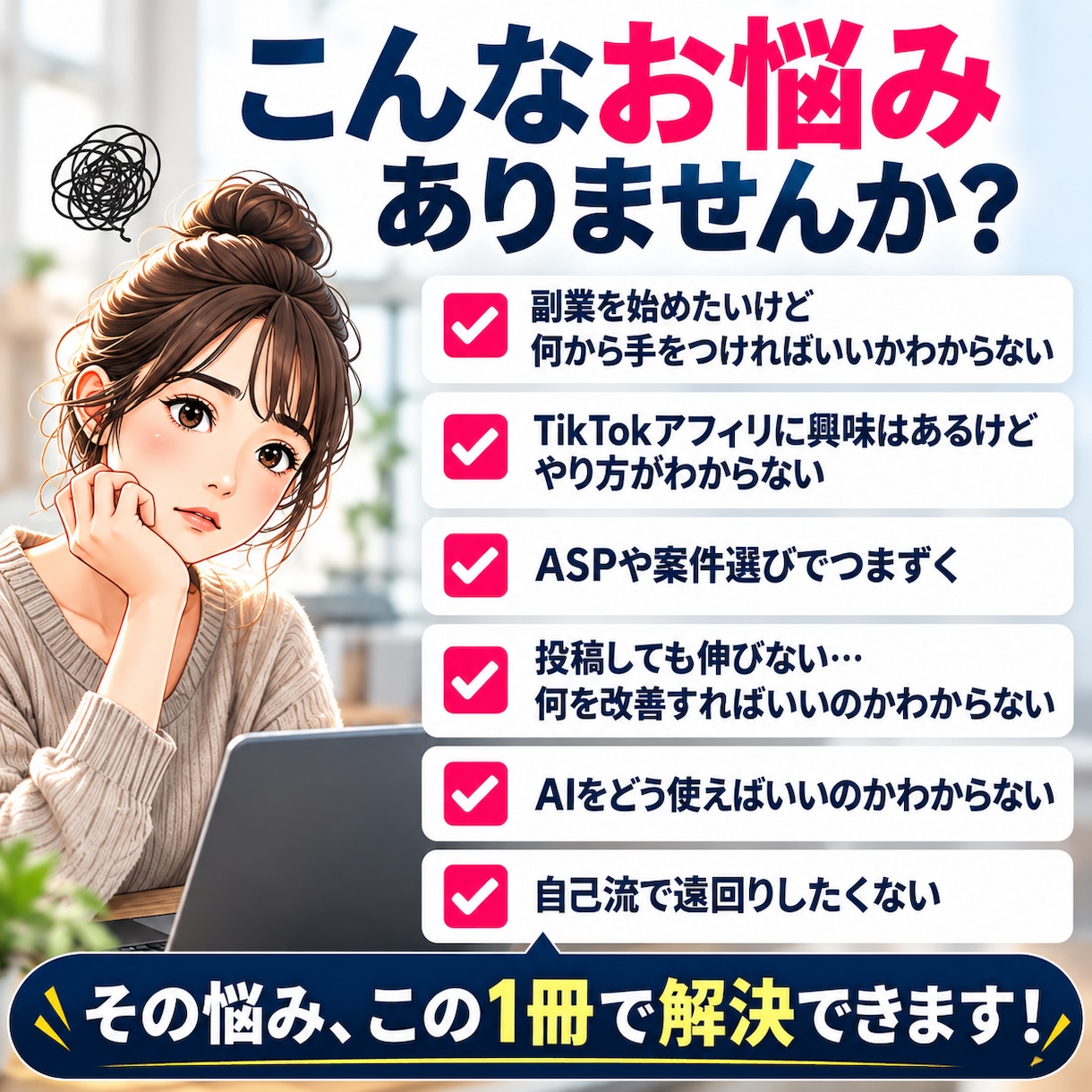 初心者向けTikTok転職アフィリ攻略法を教えます 1日30分実践でゼロから収益化を目指す◆図解テンプレ付き イメージ3