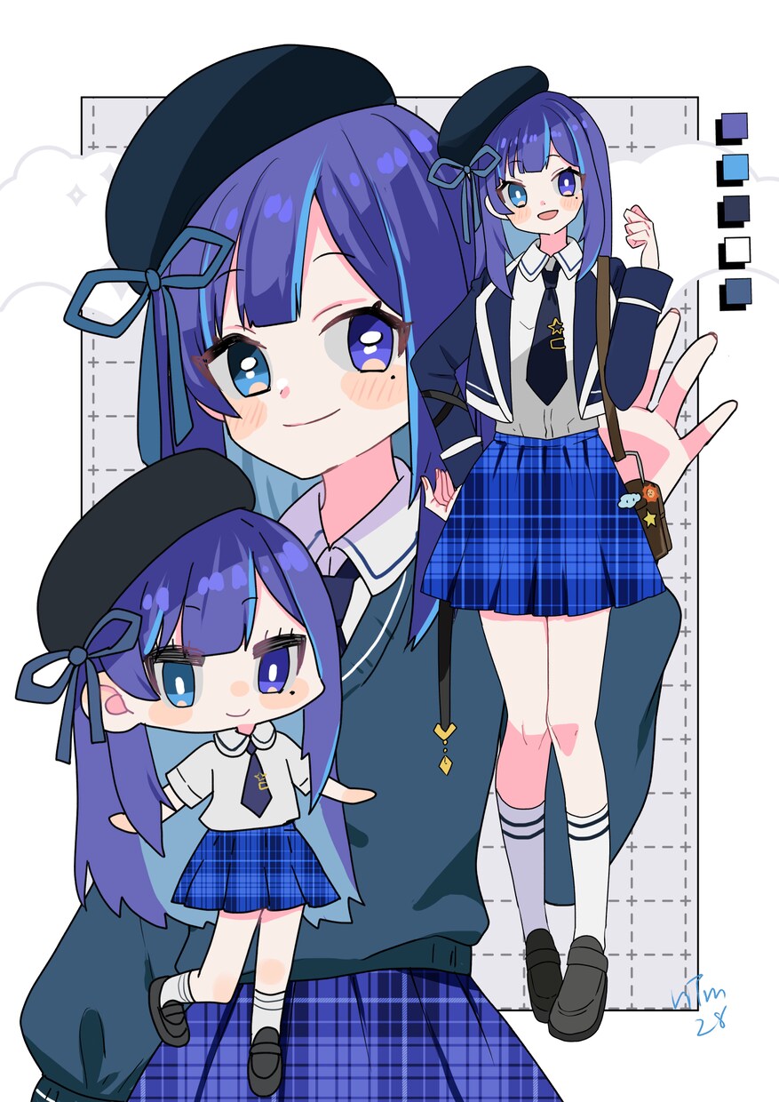 かわいいデフォルメ調の詰め込みイラスト描きます 親しみやすいデフォルメイラスト詰め込みます！ イメージ6