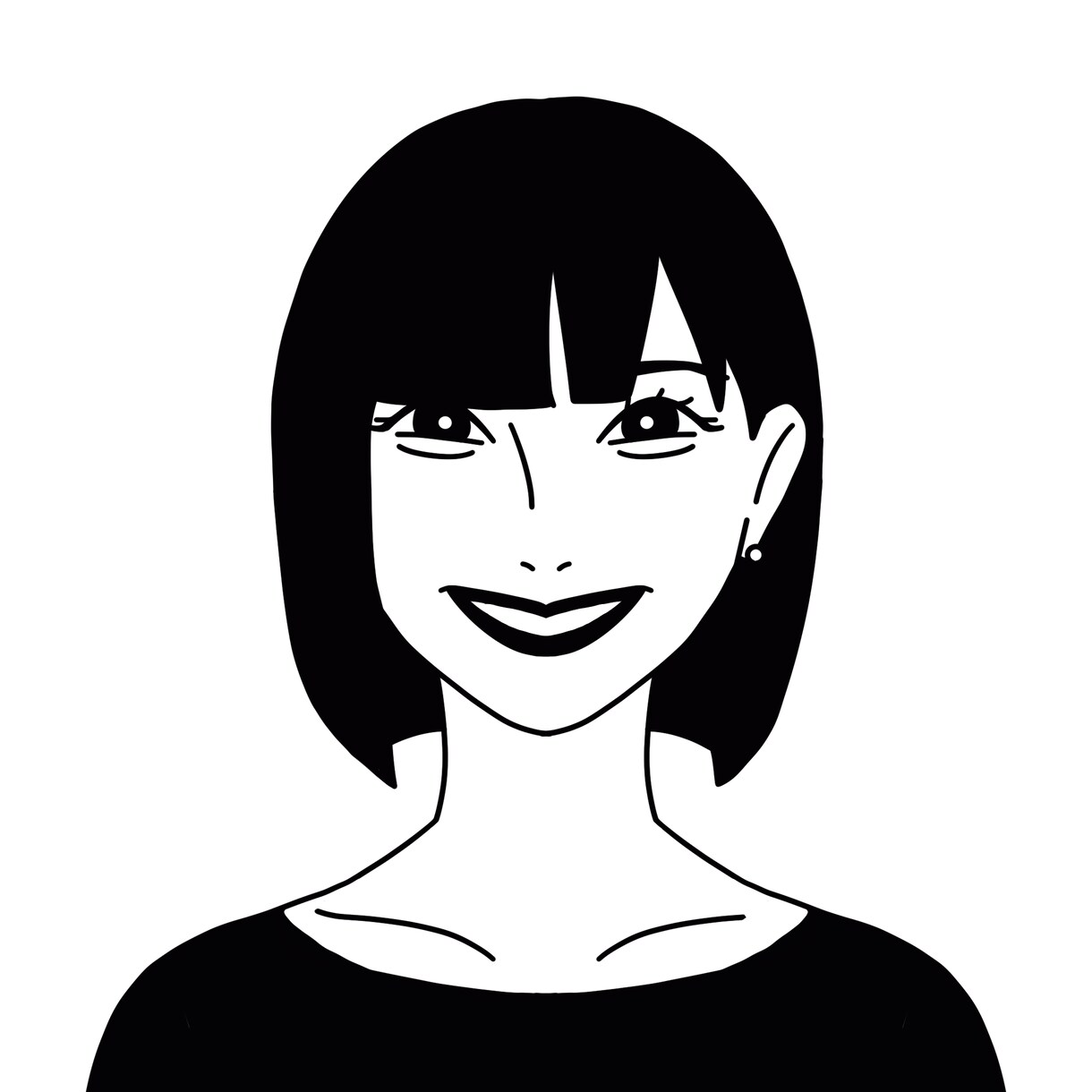 追加料金なし＊似顔絵イラスト線画制作します ビジネスからプライベートまで使いやすい イメージ4