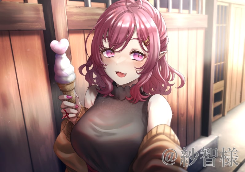 Vtuber、オリキャラ等イラスト全般描きます 動画サムネイル、グッズ用イラスト、一枚絵、アイコンなど イメージ7