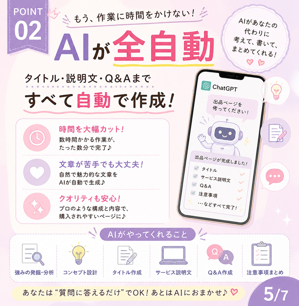 ママのための在宅副業スタートさせます 【副業初心者】ココナラで売れる｜全自動作成｜スマホ即スタート イメージ5