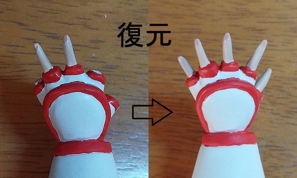 フィギュアのリペイント補修いたします 大切なお気に入りのフィギュアを修復します。 イメージ4