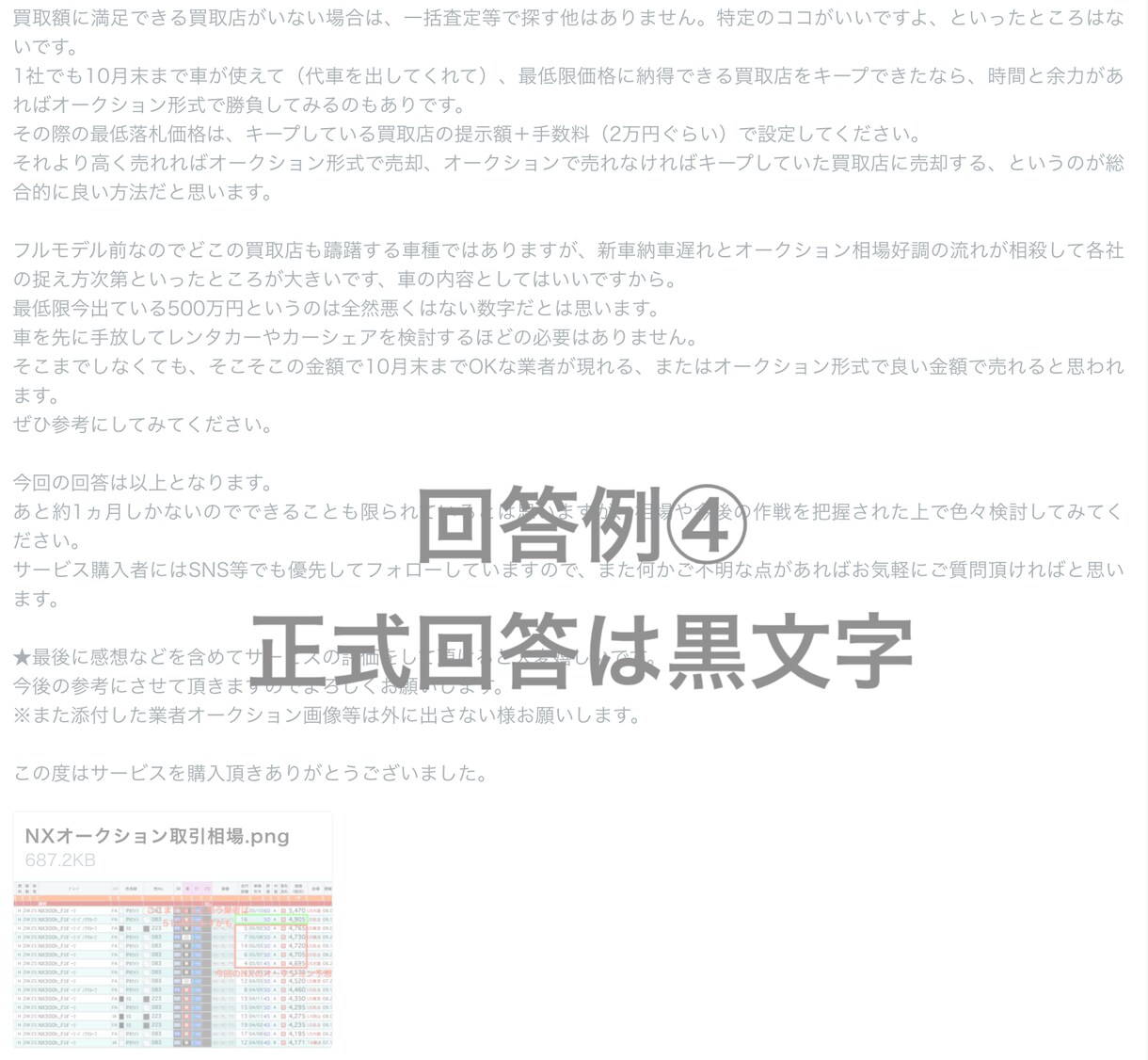 リセールバリューを重視した車の乗換え相談を承ります 【質問は1度きり3,000文字まで、疑問点は全て聞いてOK】 イメージ5