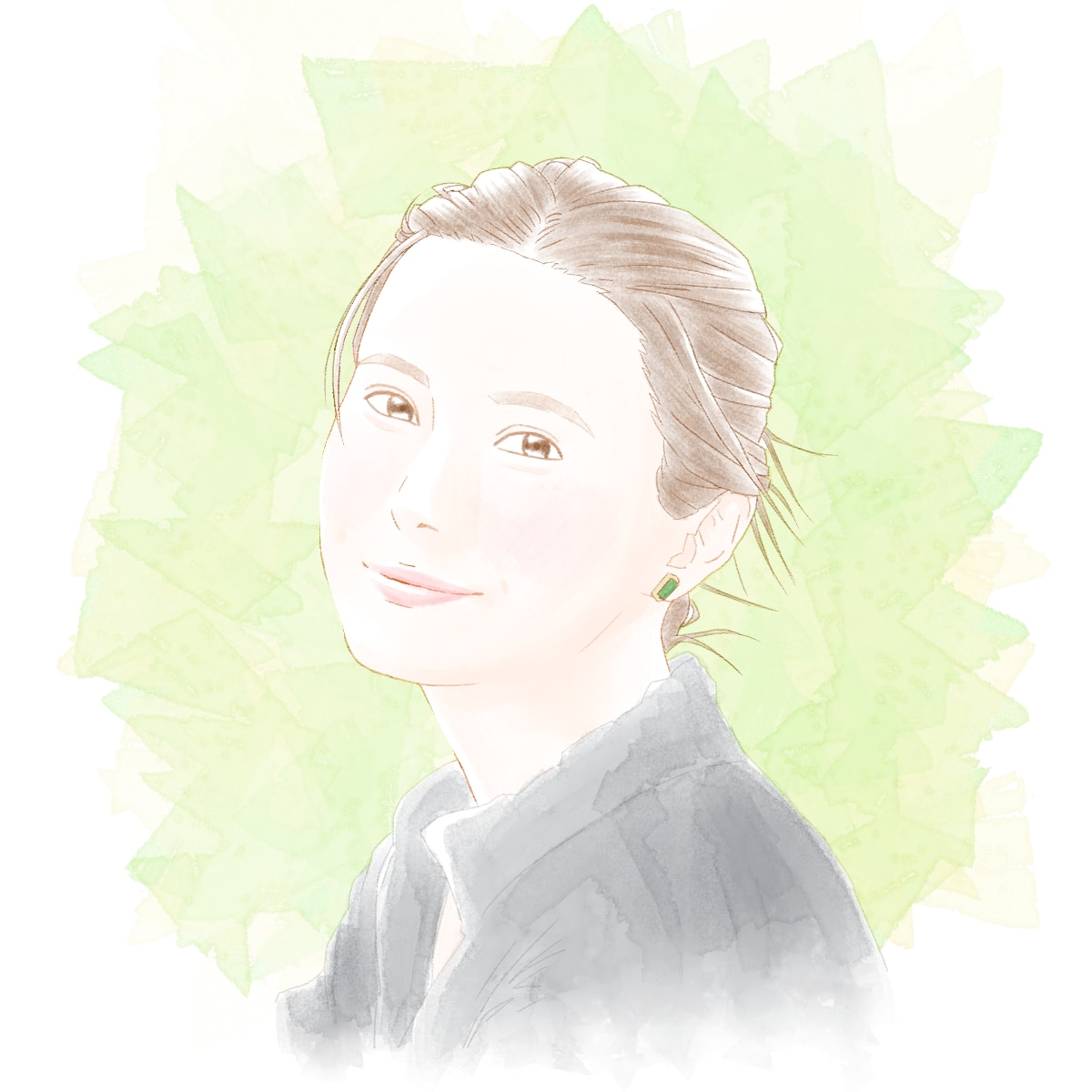水彩風の似顔絵を描きます 透明感のある水彩風似顔絵になります イメージ6