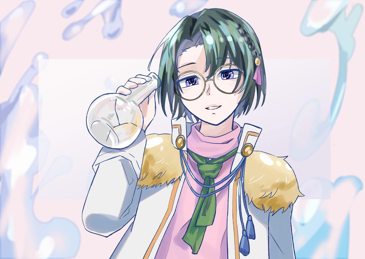 Vtuberさんの顔アップイラスト作ります アイコン、配信サムネイルなどに使えるイラストです。 イメージ10