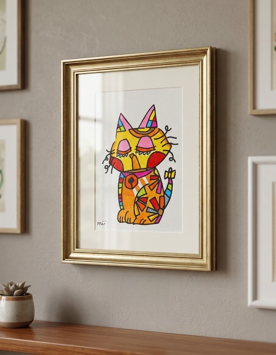 ビビットなカラフルイラスト描きます ビビットカラーの世界で一匹の動物たちを描くのが得意！ イメージ1