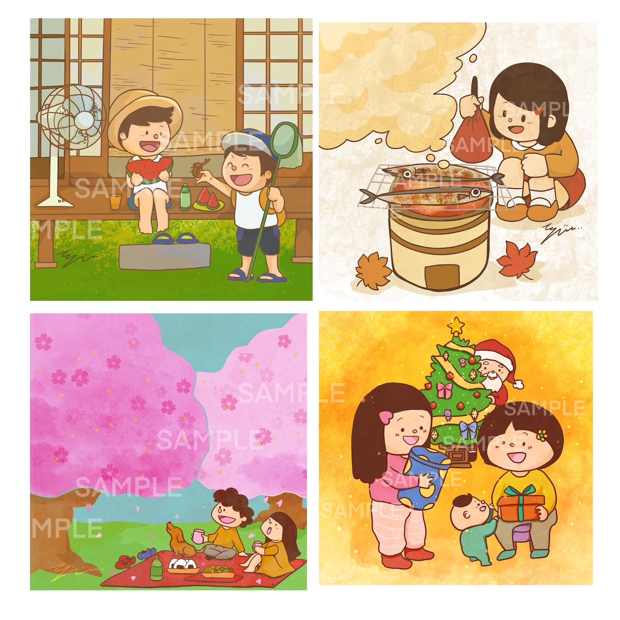 鮮やかで優しいイラストを提供致します 子どもや女性向けの優しいイラストが必要な方へ【商業利用ok】 イメージ3