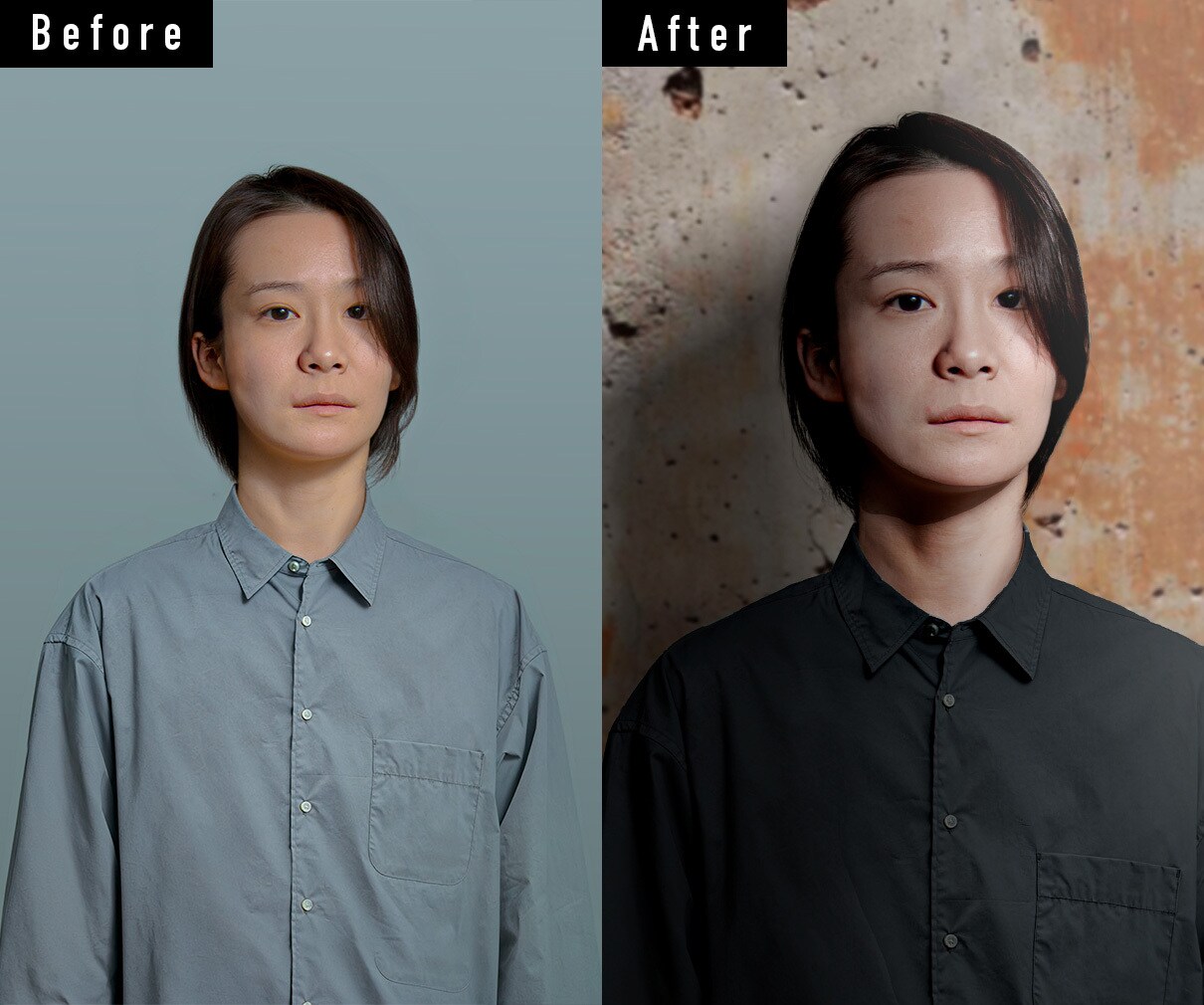 ポートレート写真を、世界観重視でレタッチします ただ綺麗なだけではない、印象に残るビジュアルへ。 イメージ3