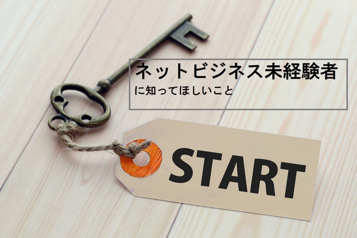 ネットビジネス未経験者に知ってほしい事を教えます 興味はあるけど、なかなか一歩が踏み出せないという方必見 イメージ1
