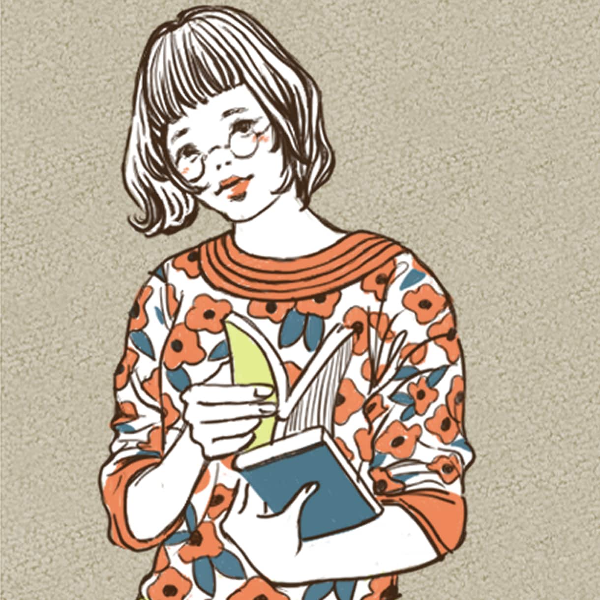 お洒落なグレイッシュカラーの似顔絵描きます 爽やか好印象! 名刺・アイコンにどうぞ♪ イメージ2