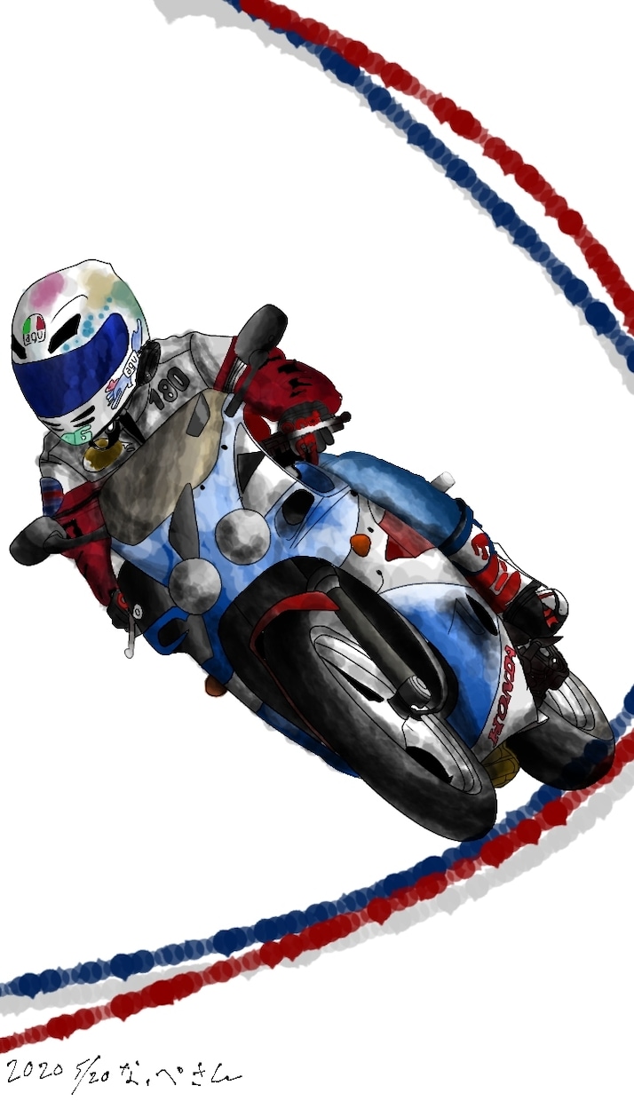 ライダー向けのイラストを出品します バイクorヘルメットなどのイラストを出品します イメージ2