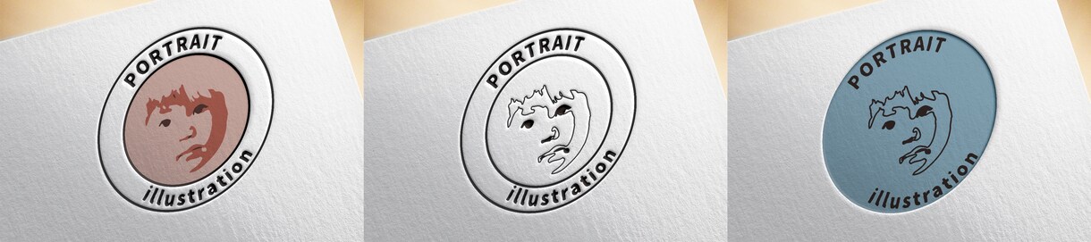 ロゴ風の似顔絵イラスト作成します デジタルで抽象的、シンプルでスタイリッシュな似顔絵を制作！ イメージ5