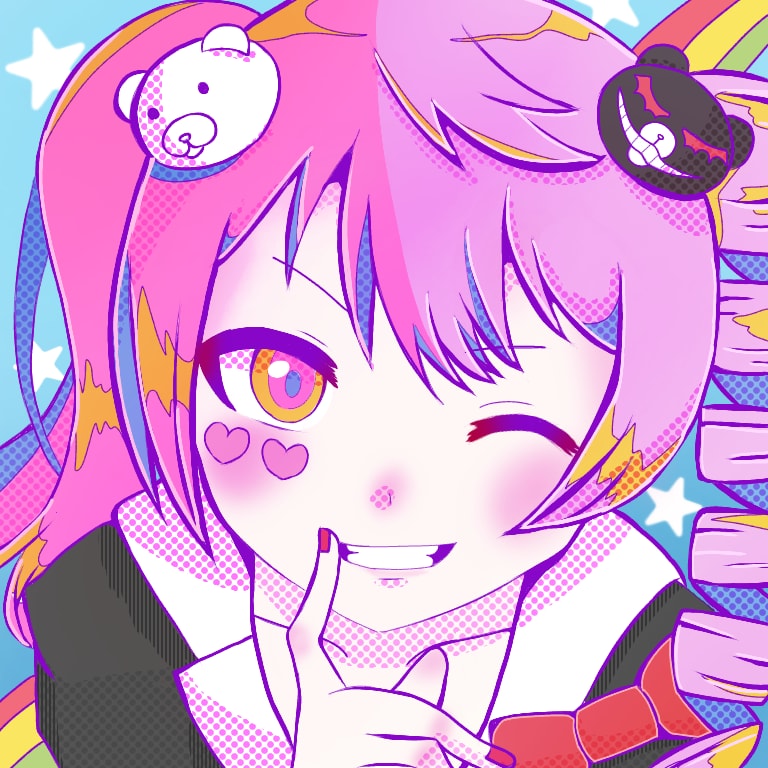 デフォルメっぽいカラフルなキャラのアイコンかきます ポップな色使いのキャラで素敵なアイコンを イメージ4