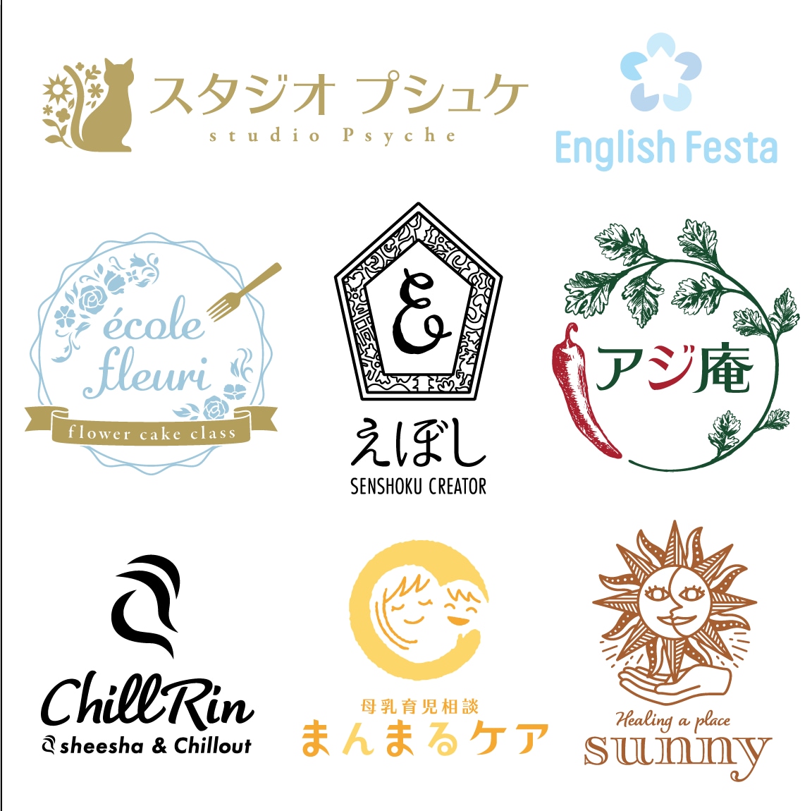 想いを形に♪プロが高品質でオシャレなロゴ作ります 丸投げOK！名刺やチラシもセットで作成可 イメージ4