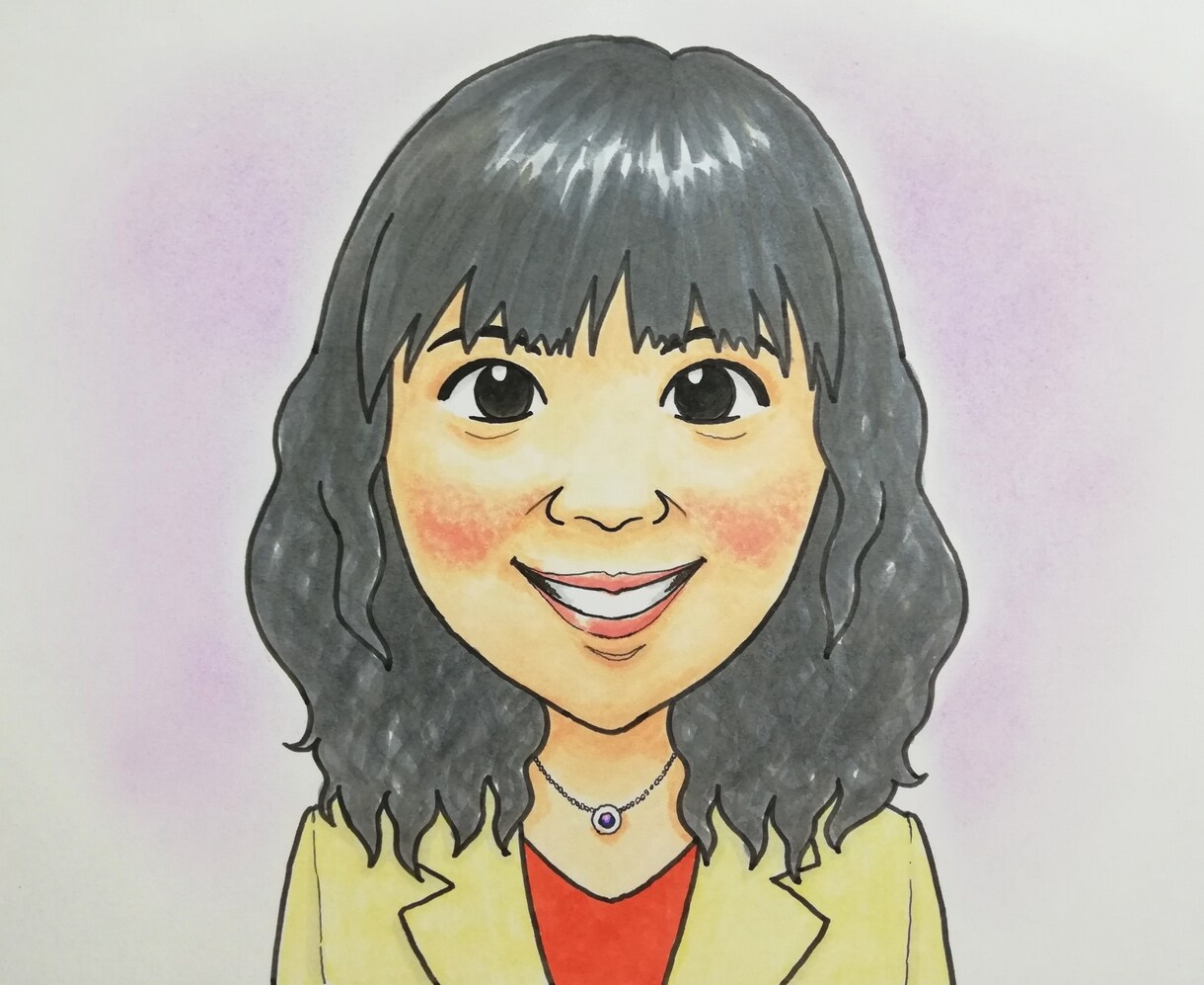 似顔絵を描かせていただきます お写真から愛嬌のある似顔絵に♪ イメージ3