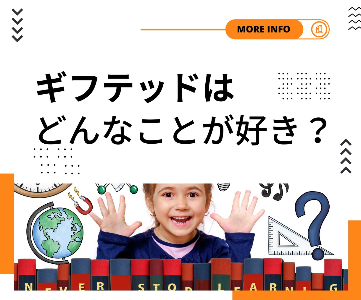 ギフテッド向けサービスの開発をお手伝いします ギフテッドに必要なサービスは当事者の親に聞くのが一番です イメージ6
