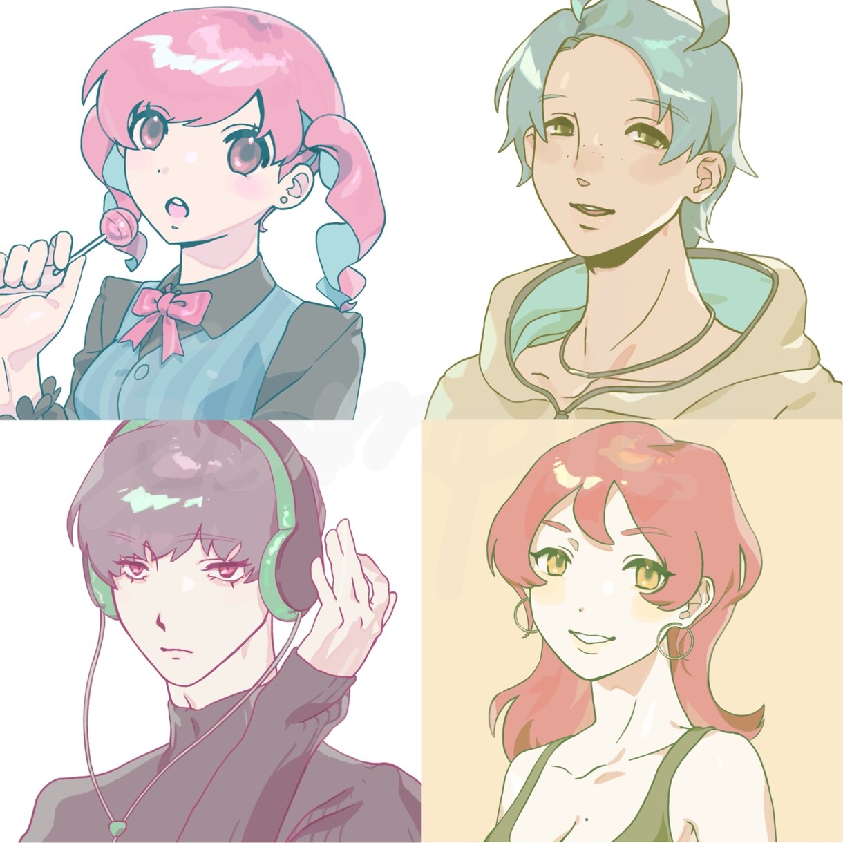 ポップなSNS向けアイコンを描きます 格安で可愛いSNS向けアイコンをお描きします！ イメージ2