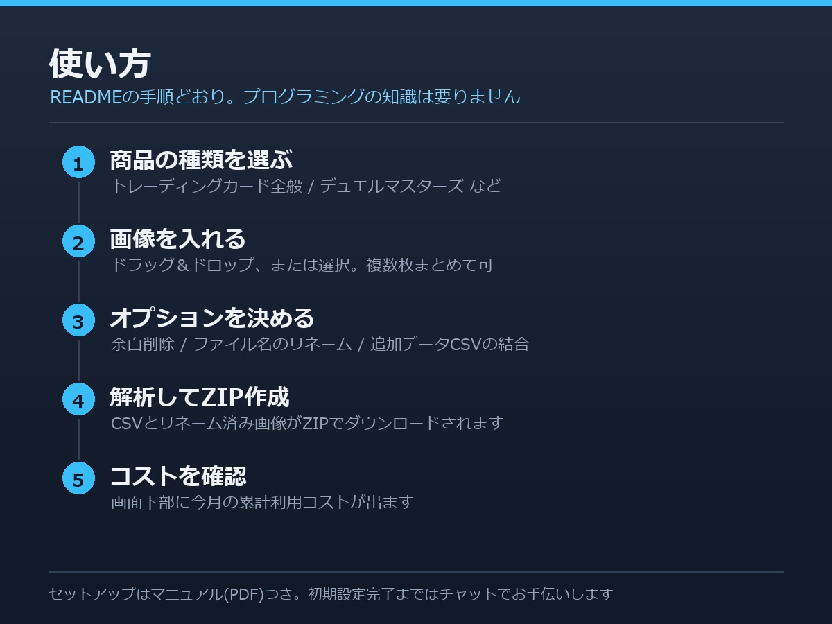 TCGカードOCR解析×在庫管理システム作ります 【公開記念価格】TCGショップ運営者が作った本格ツール イメージ4