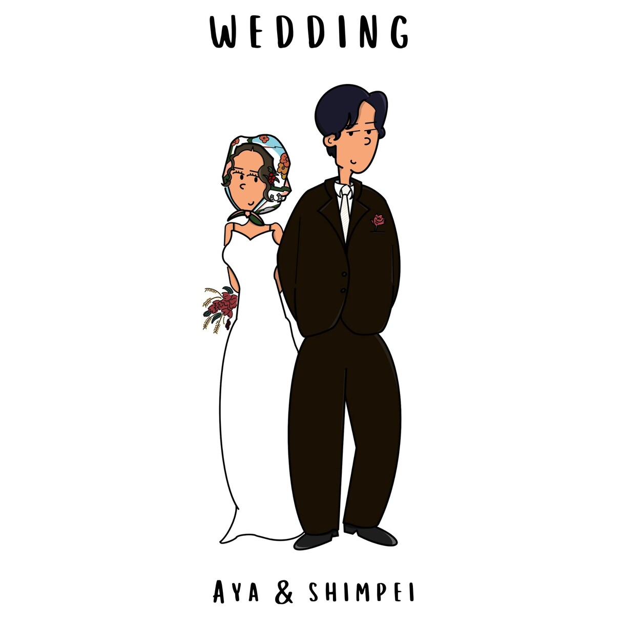 シンプル可愛い似顔絵描きます SNSアイコンや結婚式アイテム、プレゼント等にオススメです！ イメージ4