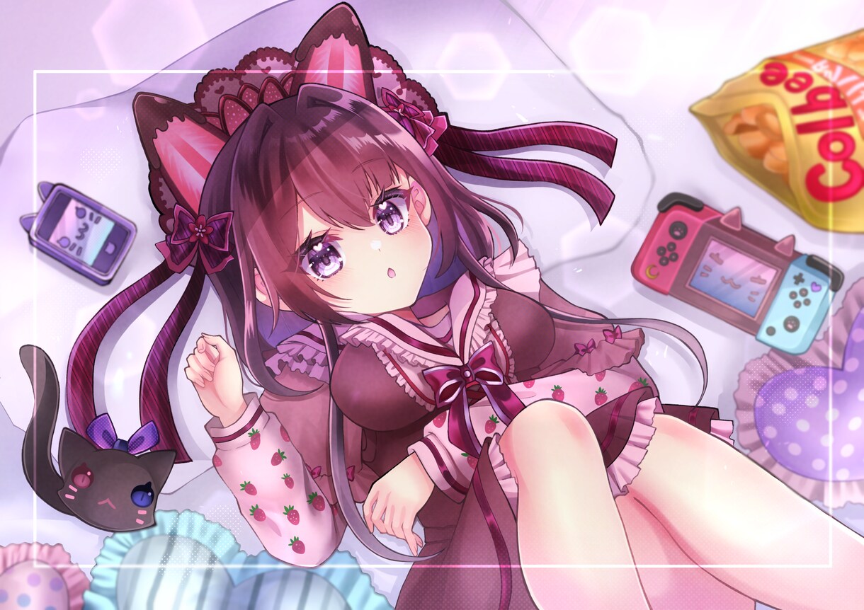 イラスト制作いたします 要望に沿った可愛いアイコン、一枚絵等々描かせて頂きます イメージ5