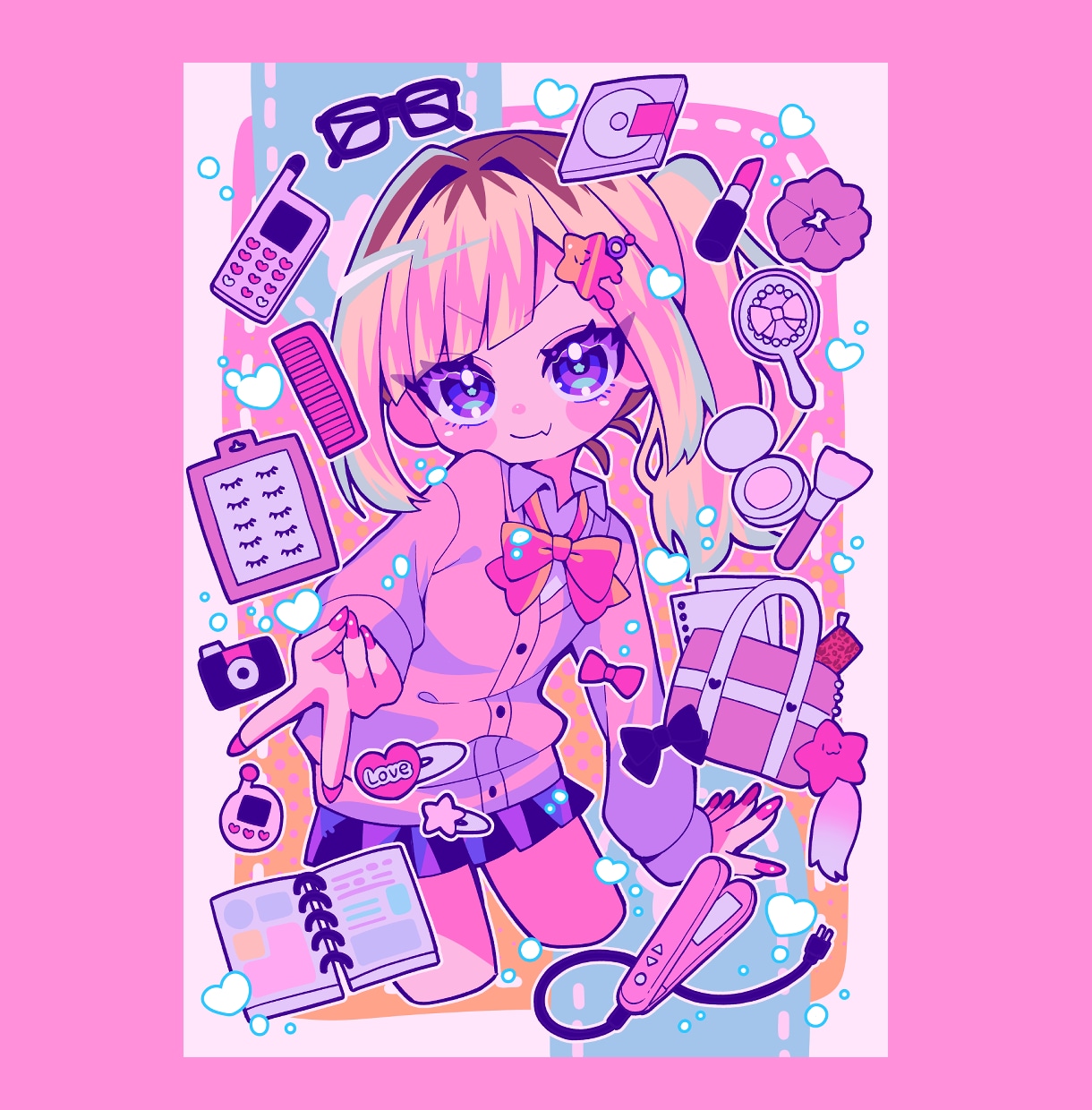 かわいいデフォルメイラスト制作いたします キュートな４～５頭身！彩度が高くてSNS映え イメージ3