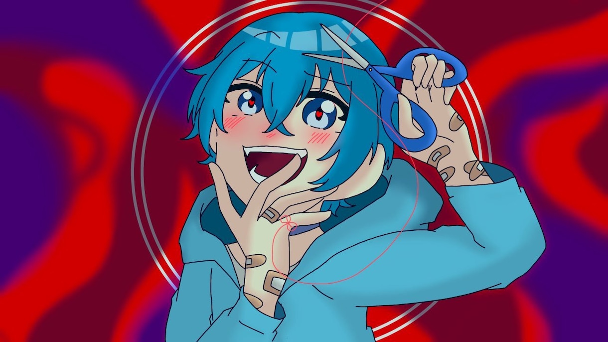 YouTubeのサムネやアイコンを描きます YouTubeのサムネやTwitterのアイコンなど描きます イメージ2