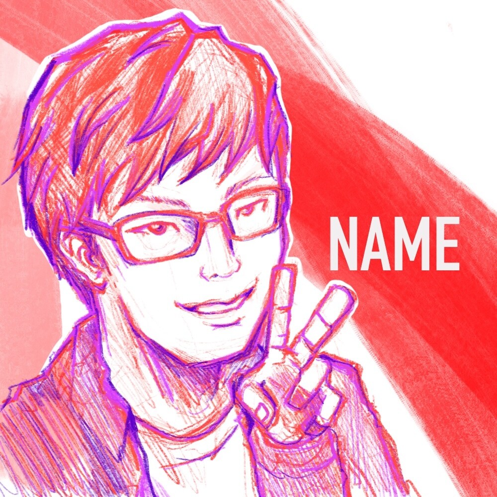 鉛筆タッチの似顔絵描きます 好印象！雰囲気のあるオシャレなオリジナル似顔絵SNSアイコン イメージ3