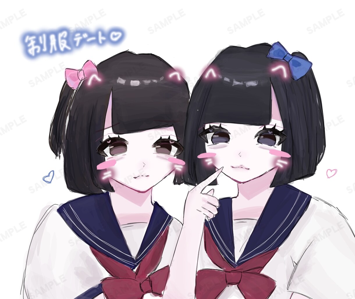 SNSなので目につく可愛いイラスト描きます SNSアイコンやヘッダー、歌みたサムネ描きます！ イメージ4