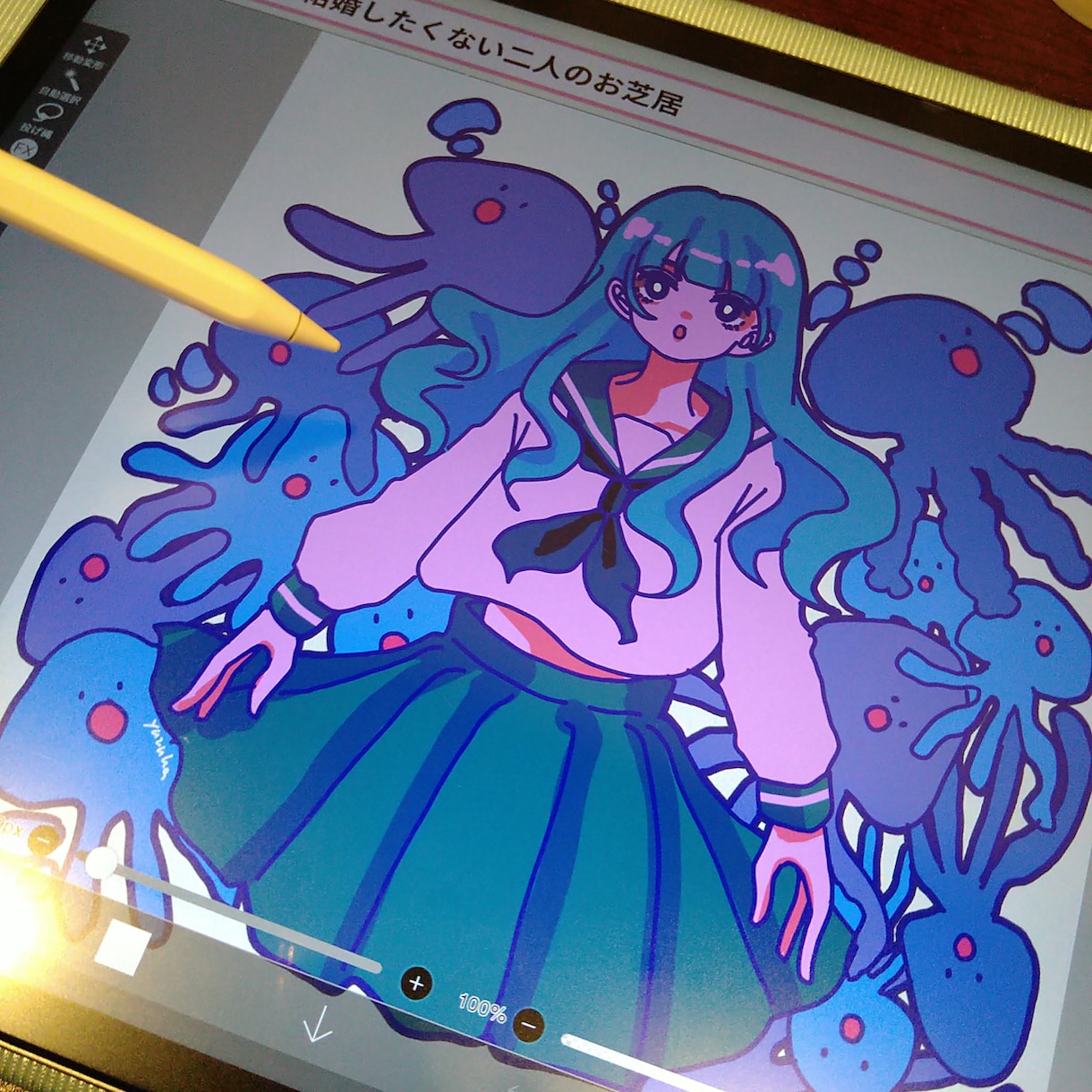 ポップでカワイイキャラクター×女のコ描きます 明るくなるイラストで彩ってみませんか？ イメージ1