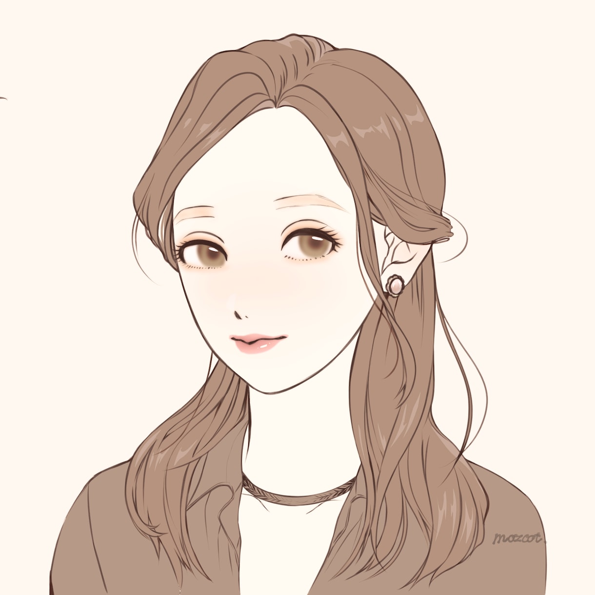 ビジネス◎好印象✦上品で高品質なアイコン描きます ✦似顔絵可✦雰囲気のある仕上がりで清潔感と信頼感を演出 イメージ2