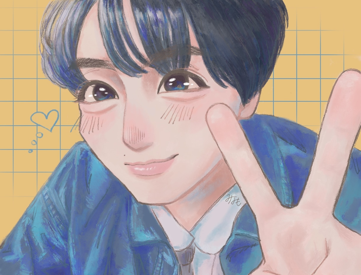 イメージ通りに即納でイラストお描きします ⭐︎私にしか描けないあなた専用の特別なイラストをご提供‼︎ イメージ10