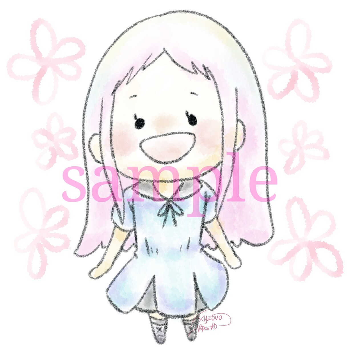 各種SNSのアイコンやヘッダーなど描きます 1からのコテキャラ作りもお手伝いします♡ イメージ2