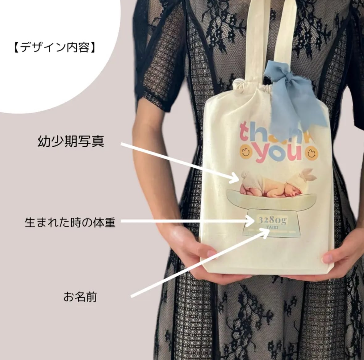 結婚式でわたせる体重米セット作ります 両親贈呈品として大人気の体重米オリジナルセットです！ イメージ3