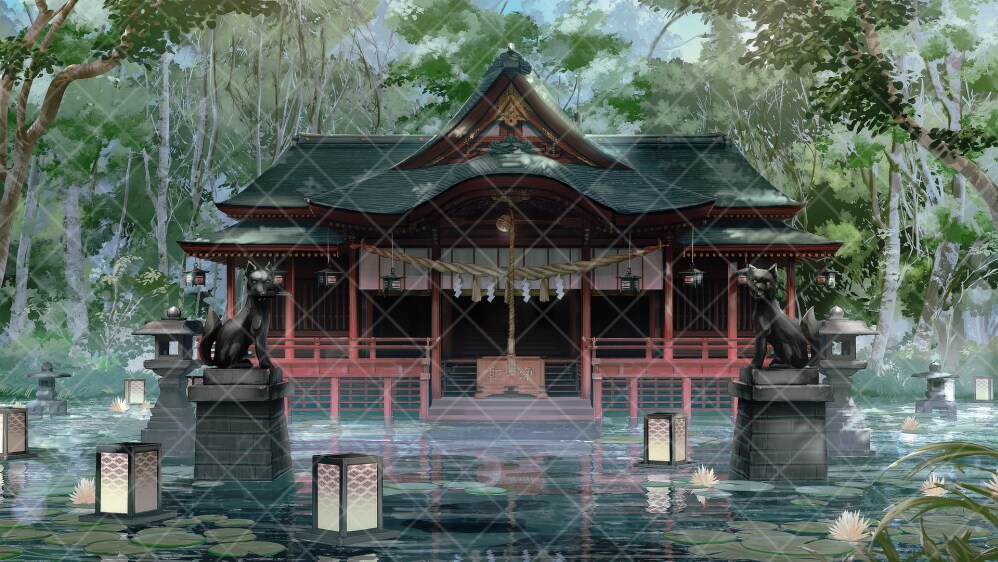 背景イラストを制作いたします 配信、ゲームなどに。キャラクター描き込みも可！ イメージ6